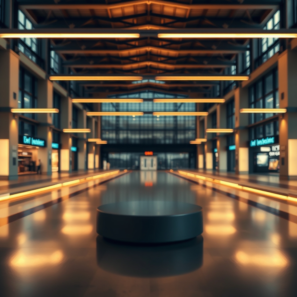 Абстрактная визуализация данных в виде светящихся линий и точек на чёрном фоне