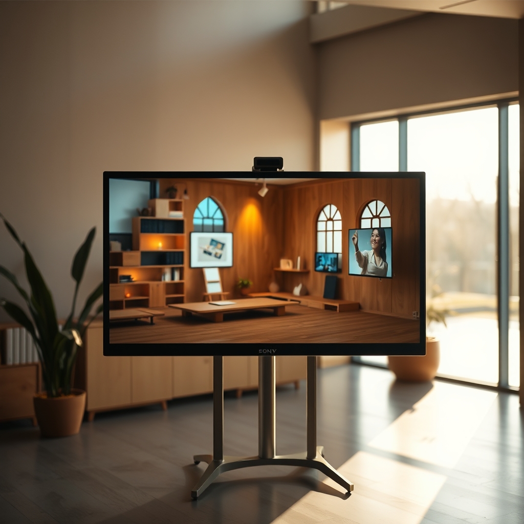 Экран компьютера с открытым интерфейсом ChatGPT и текстовым диалогом