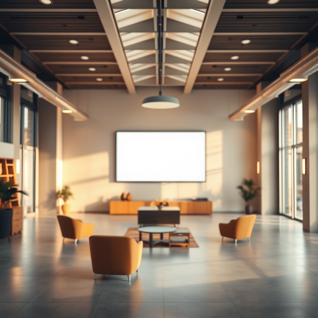 Художественная студия с цифровыми изображениями, сгенерированными искусственным интеллектом, на нескольких экранах